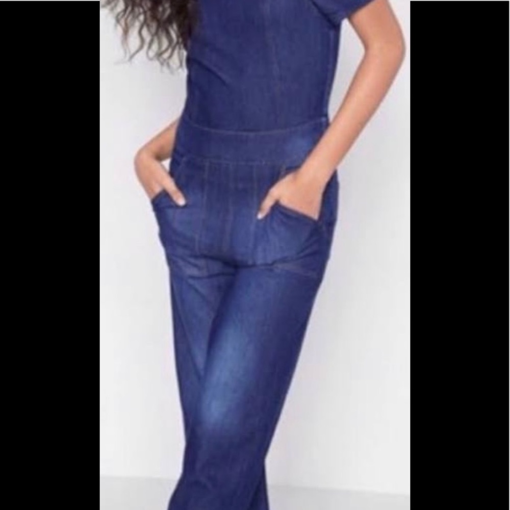 7 FOR ALL MANKIND Sexy Denim Jumpsuit